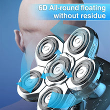 Load image into Gallery viewer, Electric Shaver 6D Floating Cutter Head Base Charging Portable Men Beard Trimmer Clipper Skull Shaver Waterproof Shaving