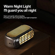 Load image into Gallery viewer, Portable Bladeless Fan Desktop Cooling Fan with Night Light 5 Wind Speeds 2 Light Modes for Home Office Outdoor Camping Travel