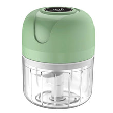 Load image into Gallery viewer, 250ml Garlic Masher Crusher Electric Kitchen Food Chopper USB Portable Meat Grinder Vegetable Chopper for Kitchen Gadgets