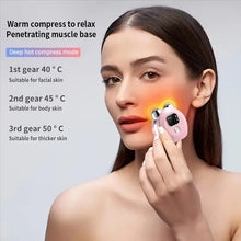 Load image into Gallery viewer, Rechargeable Facial Massager 3 Thermal Tremor Modes Women's Portable Skincare Device Deep Hot Compress