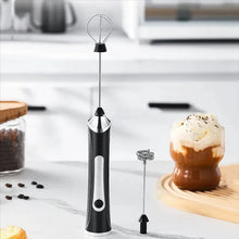 Load image into Gallery viewer, Automatic Rotary Whisk Stirrer Cream Whipper Handheld Small Stirring Stick Black