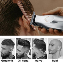 Load image into Gallery viewer, Hair Trimmers Men's Professional Carving Electric Hair Clipper 7500 RPM Oil Head Electric Pushing Hair Salon