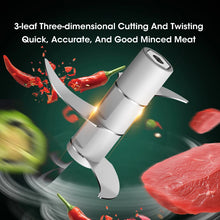 Load image into Gallery viewer, 250ml Garlic Masher Crusher Electric Kitchen Food Chopper USB Portable Meat Grinder Vegetable Chopper for Kitchen Gadgets