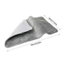 Load image into Gallery viewer, Portable Heated Blanket 10W Super Soft Fast Heating Electric Plush Throw Breathable Machine Washable Heating Pad Cushion