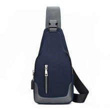 Load image into Gallery viewer, Business Crossbody Bags For Men Multi-function Waterproof Bag Large Capacity USB Charging Laptop Chest Bags Travel Bagpack