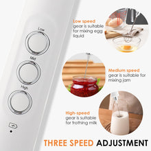 Load image into Gallery viewer, 3 in 1 Milk Frother Electric Milk Foamer Coffee Blender Portable Mini Mixer Kitchen Foam Machine Blower Cappuccino Maker Beater