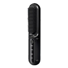 Load image into Gallery viewer, Brush Straightener for Women Negative Ion Straightener Brush Hair Straightening Comb with 4 Temps Fast Heating USB Rechargeable