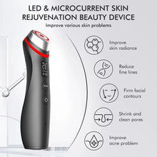Load image into Gallery viewer, Booster Pro Led Facial Light 5 Colors Eye Beauty Wand Red Light Eye Massager for Skincare & Blue Rejuvenation Tool