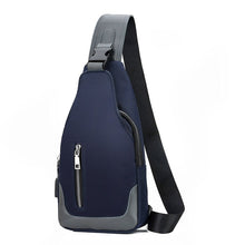 Load image into Gallery viewer, Business Crossbody Bags For Men Multi-function Waterproof Bag Large Capacity USB Charging Laptop Chest Bags Travel Bagpack