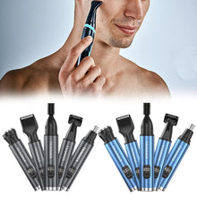 Load image into Gallery viewer, Nose Hair Trimmer for Men Body Hair Removal Professional USB Rechargeable 5 in 1 Electric Shaver for Underarms Eyebrow Nose Ear