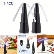 Load image into Gallery viewer, 2PCS/3PCS Fly Repellent Fan Dining Table Fan with Soft Blade Battery Portable Fly Repellent Fan for Picnic & BBQ Fly Repeller