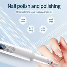 Load image into Gallery viewer, Electric Nail Drill Machine with Charging Base Electric Nail Sander Cordless Rechargable Manicure Pedicure Set Nail Art Tools