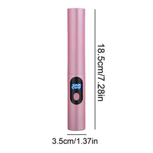 Load image into Gallery viewer, Curly Hair Straightener Iron Comb Cordless USB Charging Mini Hair Styling Curler with Three Gear Control Hair Styling Irons