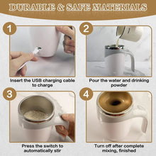 Load image into Gallery viewer, Automatic Stirring Magnetic Mug Rechargeable Model Stirring Coffee Cup Electric Stirring Cup Lazy Milkshake Rotating Cup