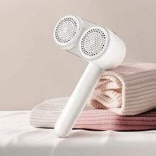 Load image into Gallery viewer, Double Head Lint Remover for Clothes Rechargeable Sweater Shavers to Remove Pilling Electric Fabric Shaver 4-Speeds Remove Fuzz