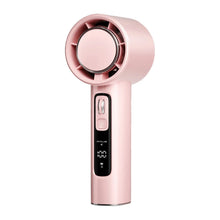 Load image into Gallery viewer, Handheld Portable Fan 100 Gear Desktop Fan USB Rechargeable 3600mAh Cooling Refrigeration Fan LED Display For Home Office Travel