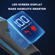 Load image into Gallery viewer, Full Body Wash Electric Hair Trimmer LCD Digital Display Hair Salon Professional Finish Machine with Stand for Men