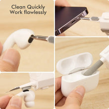 Load image into Gallery viewer, 8 in 1 Cleaning Kit Computer Keyboard Cleaner Brush Earphones Cleaning Pen For Headset IPad Phone Cleaning Tools Keycap Puller