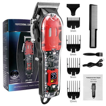 Load image into Gallery viewer, Electric Hair Clipper Hair Cutting Machine Wireless Trimmer For Men Rechargeable Hair Cut Barber Professional Cordless Clipper