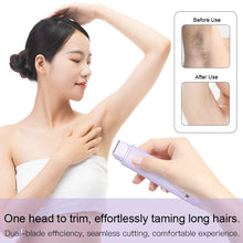 Load image into Gallery viewer, Fashion and Beauty and Personal Care Waterproof Portable Woman Electric Intimate Epilator Sensitive Area Shaver Hair Removal Tool