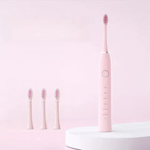 Load image into Gallery viewer, Smart Sonic Electric Toothbrush Teeth Whitening Ultrasonic Vibration Oral Cleaner Tooth Care IPX7 Waterproof Replacement Heads