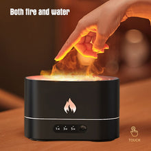 Load image into Gallery viewer, 180ML Air Humidifier Essential Oil Diffuser Aromatherapy Ultrasonic Mist Maker Simulation Flame Lamp USB for Living Room Yoga
