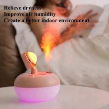 Load image into Gallery viewer, 300ML Wireless Air Humidifier USB Portable Small Moisturizing Sprayer Silent Home Air Freshener with Sunset Lights
