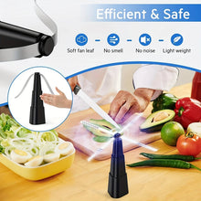 Load image into Gallery viewer, 2PCS/3PCS Fly Repellent Fan Dining Table Fan with Soft Blade Battery Portable Fly Repellent Fan for Picnic & BBQ Fly Repeller