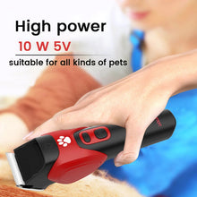 Load image into Gallery viewer, Electric Dog Clipper Dog hair Shaver With LED Light Pet Grooming Clippers For Large Dog Cat Haircut Trimmer Kits Rechargeable