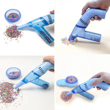 Load image into Gallery viewer, Electric Bead Suction Machine Washing Tools Easy Tools Supplies DIY Clean Crafts Machine Plastic Desktop Beads Cleaner