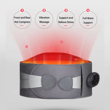 Load image into Gallery viewer, Electric Waist Massager Infrared Heating Vibration For Back Abdomen Pain Relief Hot Compress Massage Support Belt