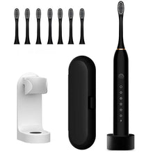 Load image into Gallery viewer, Newest Ultrasonic Electric Toothbrush Rechargeable USB with Base 6 Mode Adults Sonic Toothbrush IPX7Waterproof Travel Box Holder