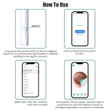 Load image into Gallery viewer, Wireless WiFi Ear Pick Otoscope Camera Borescope Luminous Ear Wax Cleaning Teeth Oral Endoscope Inspection Ear Cleaner Removal