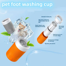 Load image into Gallery viewer, Portable Pet Paw Cleaning Cup Semi-Automatic Cleaning And Grooming Dog And Cat Foot Washing Cup Outdoor Dog Paw Foot Washing Cup