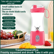 Load image into Gallery viewer, 380ML Portable Blender For Smoothies Juices And Shakes 4000Mah Mini Blender For Home&Travel