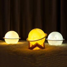 Load image into Gallery viewer, Essential Oil Diffusers with LED Light 3D Moon Air Humidifier Moisturize Skin Relieve Fatigue for Friends Family Relatives Gifts