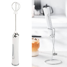 Load image into Gallery viewer, Electric Milk Frother USB Rechargeable 3 Speeds Stainless Steel Silent Portable Handheld Milk Foam Maker for Coffee Egg Beverage