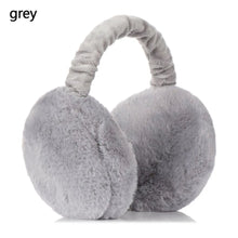 Load image into Gallery viewer, Fashion Autumn Winter Earmuffs Women Men Ear Warmer Plush Solid Color Adjustable Foldable Ear Muffs Earflap Earmuffs