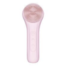 Load image into Gallery viewer, Electric Face Cleaner Sonic Silicond Facial Cleansing Brush Electric Ultrasonic Face Massager Mini Pore Deep Cleaning