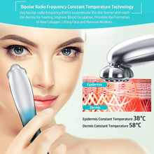 Load image into Gallery viewer, Microcurrent Facial Device RF Radio Frequency Eye Skin Tighten & Anti Aging Machine Reduces Wrinkles Face Lifting Eyes Massager