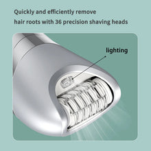 Load image into Gallery viewer, Razor for Women 7 in 1 Painless Wet & Dry Women Shaver for Arm Underarm Bikini Legs Replaceable Heads USB Charging