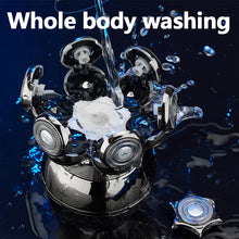 Load image into Gallery viewer, 7D Electric Shaver Rechargeable Shaver Waterproof Rotary Shaver Beard Trimmer Nose Hair Trimmer Multi-function Men's Shaver Set