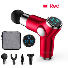 Load image into Gallery viewer, Mini LCD Massage Gun 32 Speed Touch Screen Deep Tissue Percussion Muscle Mini Massager Fascial Gun For Pain Relief Body Massage