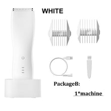 Load image into Gallery viewer, Men Electric Shaver for Body Groin Trimmer Male Waterproof Razor Rechargeable Clipper Pubic Hair Epilator