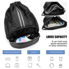 Load image into Gallery viewer, Outdoor Men Sports Bags Large Football Basketball Bag Gym Swimming Drawstring Bag Women Camping Waterproof Shoes Oxford Backpack