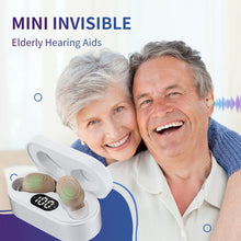 Load image into Gallery viewer, Intelligent New Style Hearing Aid Rechargeable Low-Noise Wide-Frequency One-Click Operation Sound Amplifier Deaf Hearing Aids