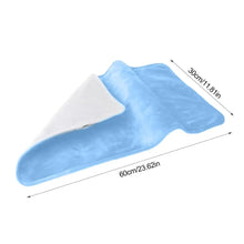 Load image into Gallery viewer, Portable Heated Blanket 10W Super Soft Fast Heating Electric Plush Throw Breathable Machine Washable Heating Pad Cushion
