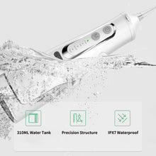 Load image into Gallery viewer, Oral Dental Irrigator Portable Water Jet Flosser Rechargeable USB 4 Modes 310ML Tank Water Jet Floss Tooth Pick IPX7 Waterproof