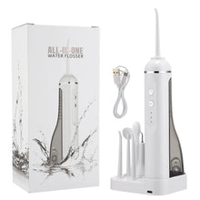 Load image into Gallery viewer, Dental Oral Irrigator Water Flosser Thread Teeth Pick Mouth Washing Machine Electric Toothbrush 3 in1 Type-C Charging 200ml Tank