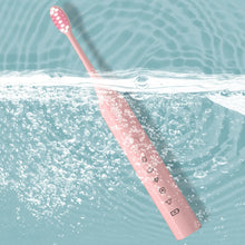 Load image into Gallery viewer, Electric Toothbrush Sonic Toothbrush Rechargeable IPX7 Waterproof 5 Mode Travel Toothbrush with 5 Brush Head best Gift